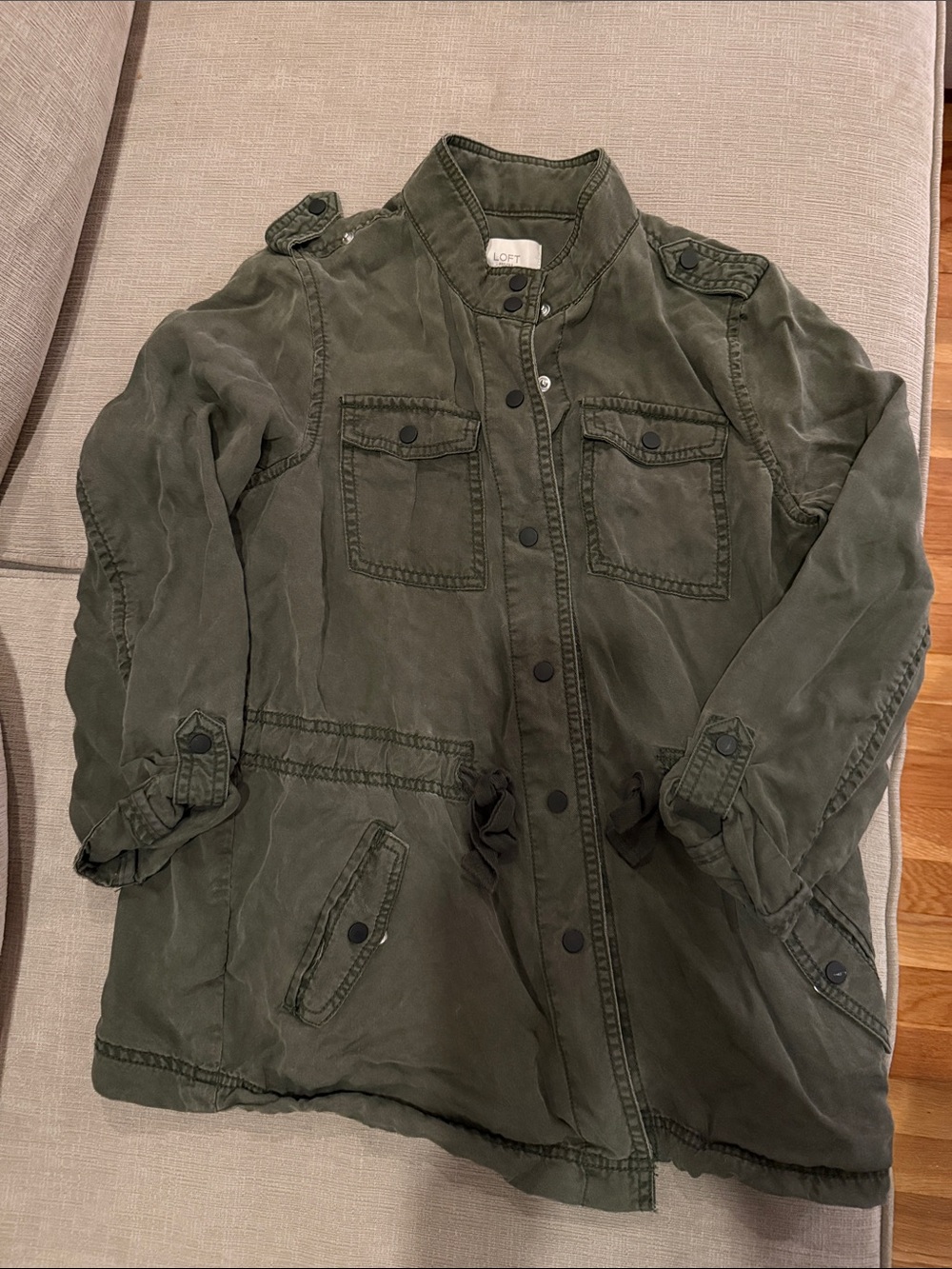 LOFT women’s Olive Utility Jacket